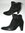 ZANON & ZAGO Stiefeletten High Heels Schleife schwarz 39