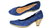 S.OLIVER Damenschuhe Pumps High Heels Slipper blau 42