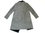 H&M Woll Mantel Damen grau Winter ohne Verschluß 36
