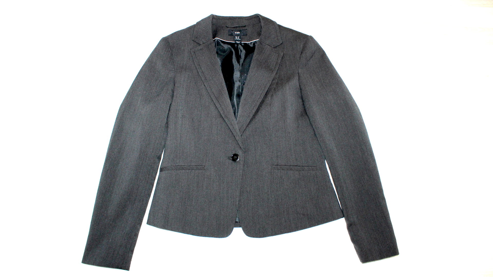 Stoffhose schwarz 40 H&M Damen Kleidung Blazer & Anzüge Einzelne Anzugteile H&M Einzelne Anzugteile 