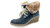 BAMA Stiefeletten Boots Wedges Fell Stiefel Damen blau 40