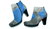 MARC Stiefeletten Ankle Boots Damen Wildleder blau 41