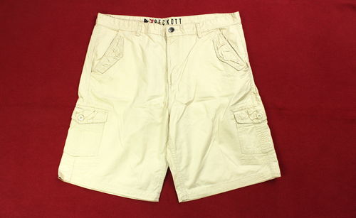 PECKOTT Cargo Shorts Bermuda Herren beige Sommer Hose W 38
