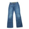 MAC PEARL Jeans Damen Denim Blue straight Five Pocket 38 L 32