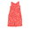 LA ROCHELLE Sommer Kleid Damen A-Linie rot Blätter 38