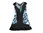 FORLA PARIS Shirt Mini Kleid Damen schwarz Pailletten S