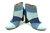 CATWALK Jeans Stiefeletten Boots Damen blau gefüttert 41