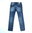 MAC Jeans Hose Damen Slim Denim Blue Destroyed 44 L 34