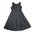 DRESSES UNLIMITED A-Linien Kleid lang Damen grau ohne Arm 38