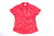 H&M Punkte Bluse rot Damen Kurzarm tailliert Taschen 42