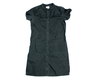 H&M Hemdblusen Kleid Damen grau Kurzarm Etui 34