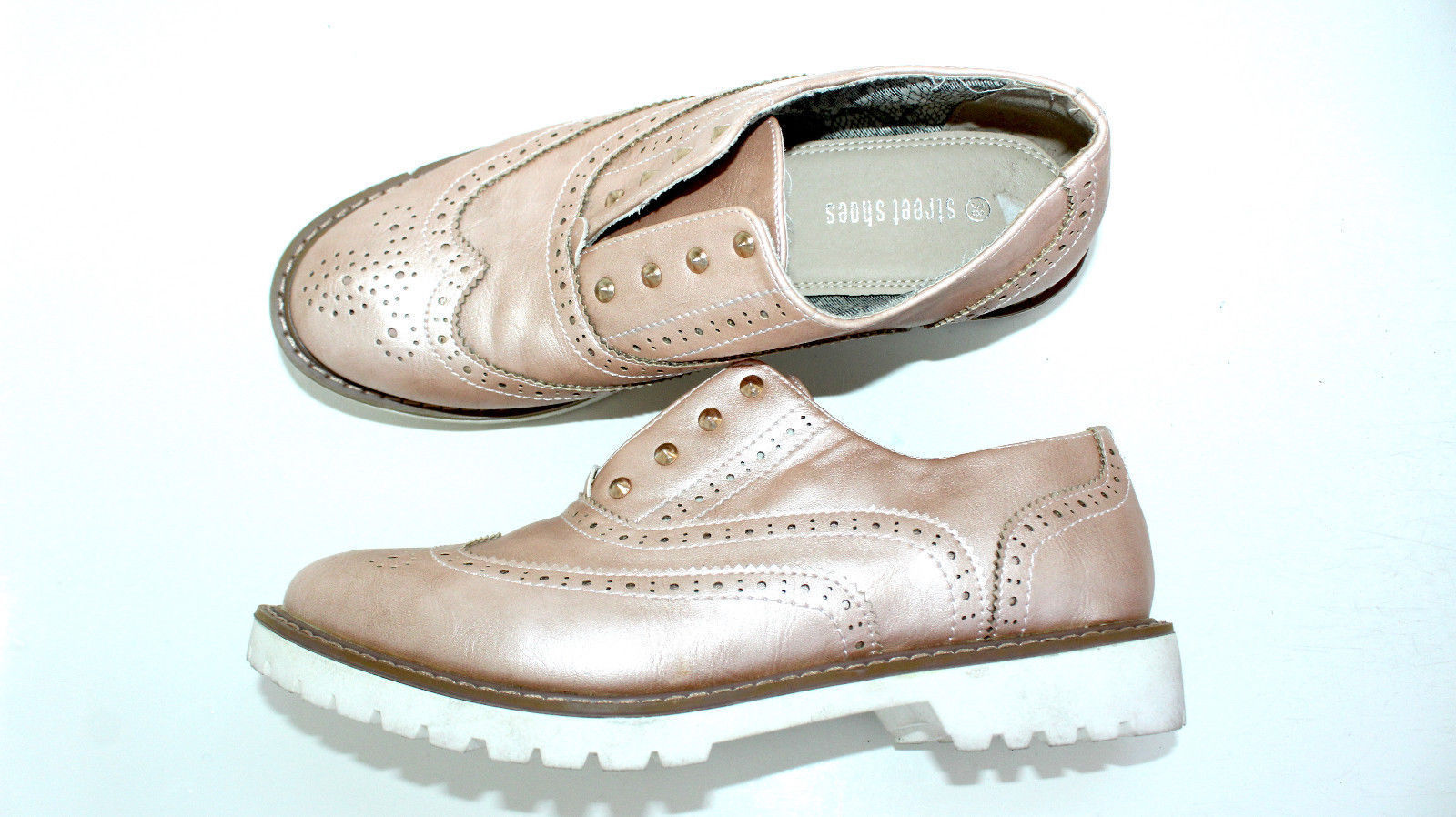 Flats new Damen Schuhe Budapester & Slipper Bootsschuhe & Slipper NoName Bootsschuhe & Slipper 