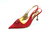 LA GIO Slingbacks Stilettos High Heels rot elegant 35