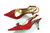 LA GIO Slingbacks Stilettos High Heels rot elegant 35