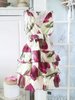 H&M Mini Rüschen Kleid Empire Blumen A-Linie 38