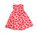 H&M Bandeau Sommer Kleid Blumen rosa rot knielang M