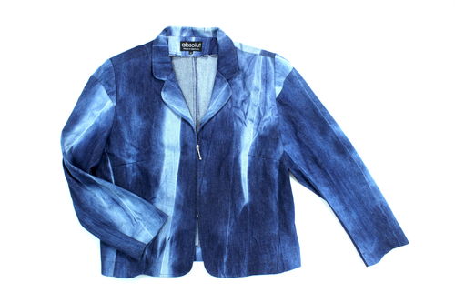 ABSOLUT Jeans Blazer Jacke Damen Denim Blue 42
