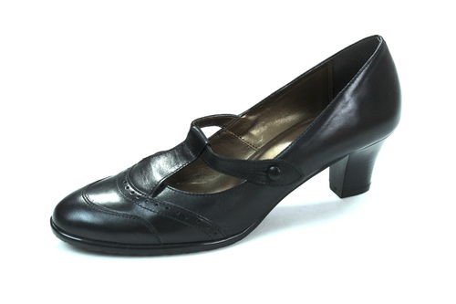 LA BELLE Pumps Mary Jane Damen Schuhe schwarz 38
