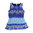 STREET ONE Sommerkleid Mini Rüschen Damen blau 44