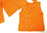 TWIN SET Strickjacke Cardigan Top orange V-Ausschnitt M