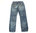 FX Jeans Hose Damen stone washed blau Hüfthose 34
