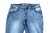 MULTIBLU 7/8 Jeans Hose Damen Denim blau Pailletten 40