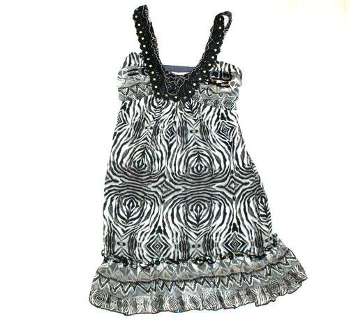 AZAKA Mini Kleid Sommer Hängerchen Damen Träger 36
