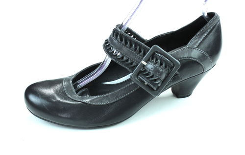 JANA Pumps Mary Jane Damen Schuhe schwarz Schnalle 40,5 H