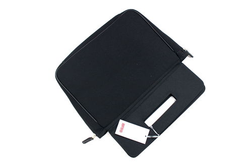 BREE Laptop Tasche Case Softbag Henkel schwarz
