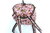 EULEN Rucksack Damen Softbag rosa braun groß