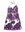H&M Sommer Mini Kleid Neckholder lila Blumen gesmokt 36
