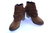 Cowboy Stiefeletten Ankle Boots Schnür Optik Damen braun 39