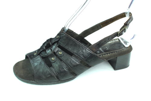 GABOR Sandaletten Slingbacks Sommer Schuhe braun 38 H