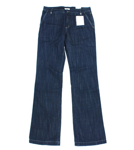 JACKPOT Bootcut Jeans Hose Damen Denim dunkelblau W 28 L 34