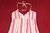 H&M Neckholder Sommer Kleid gestreift rosa Empire 38