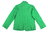 GINA LAURA Sommer Blazer Jacke grün Streifen Glanz 42