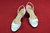 Hochzeits Braut Schuhe Pumps Sandaletten Leder weiß 38 H