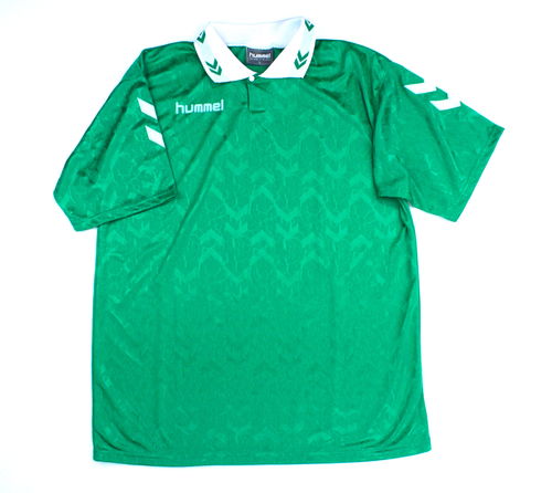 HUMMEL Sport Freizeit Shirt Kurzarm Herren Polo grün L