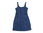 H&M Mini Jeans Kleid Träger Denim blau tailliert Stretch 36