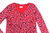 ESPRIT Tunika Long Bluse Mini Kleid rot geblümt V-Ausschnitt L