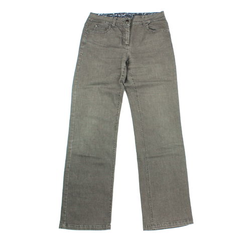 CECIL Jeans Hose Damen Denim braun straight Five Pocket W 31