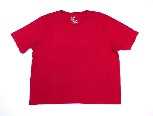 ULLA POPKEN Basic Sommer Shirt Damen Kurzarm rot 2 XL