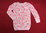 H&M Sommer Pullover Damen Girl Punkte Lochmuster rosa S
