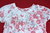 C&A Sommer Bluse Hängerchen Damen rot Blumen leicht 48