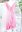 ZARA Sommer Kleid Rüschen Voillant lang rosa V-Ausschnitt 42
