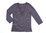 S.OLIVER Shirt Damen 3/4 Arm gestreift lila V-Ausschnitt 38