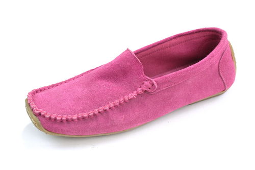 STREET Mokkassin Slipper Sommer Schuhe Damen pink 37
