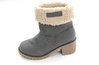 Winter Fell Boots Stiefeletten Damen grau Manschette 38
