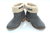 Winter Fell Boots Stiefeletten Damen grau Manschette 38