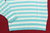 S.OLIVER Pullover Damen elelgant hellblau gestreift V-Ausschnitt 40
